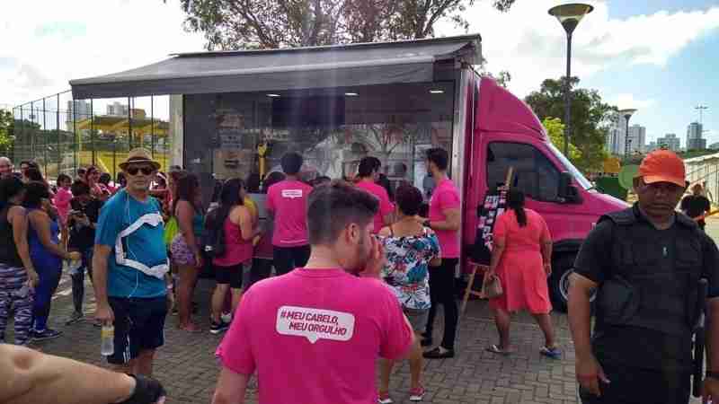 Estrutura móvel para evento